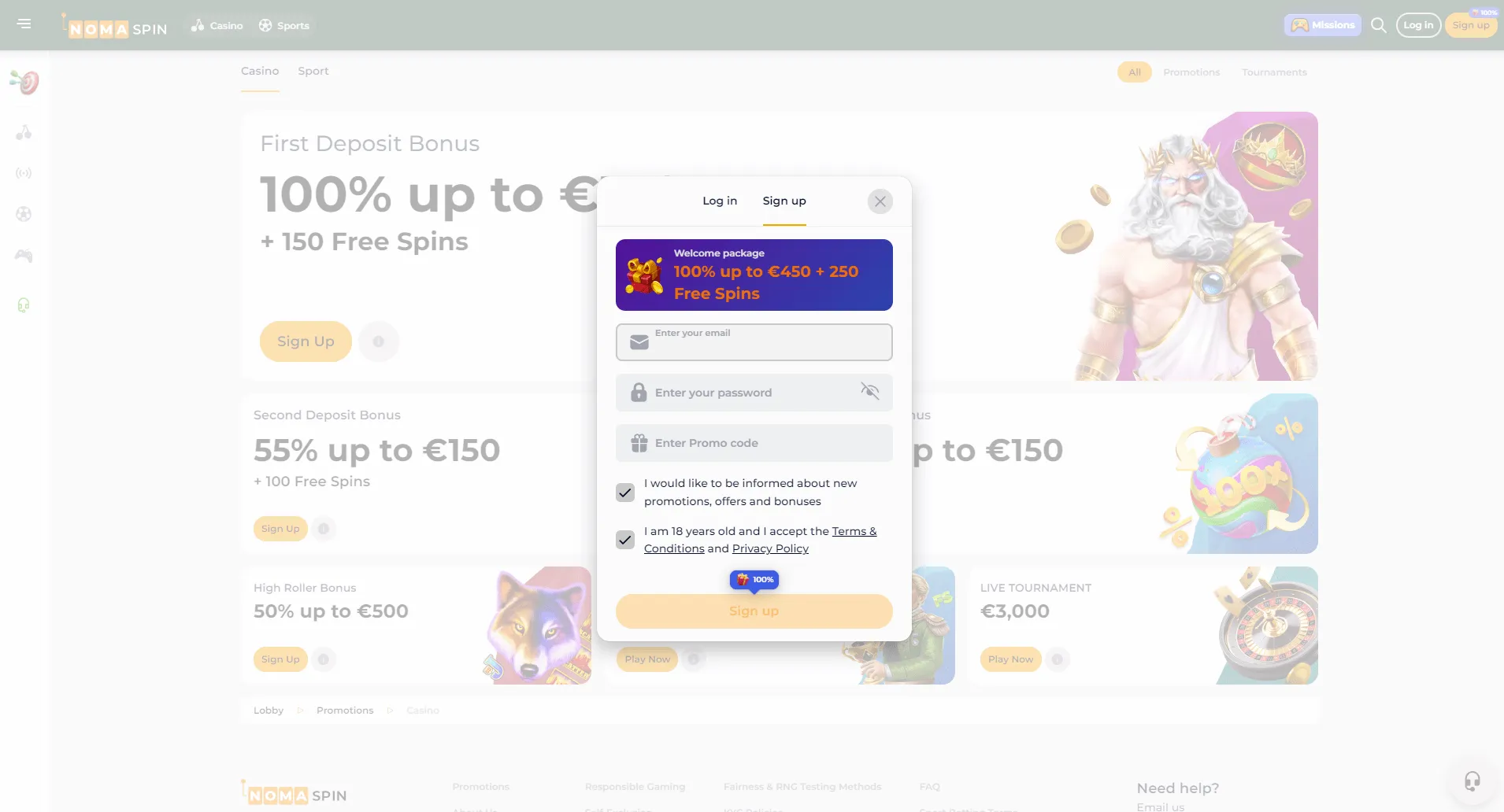 Nomaspin Casino voor Nederlandse Spelers image 2