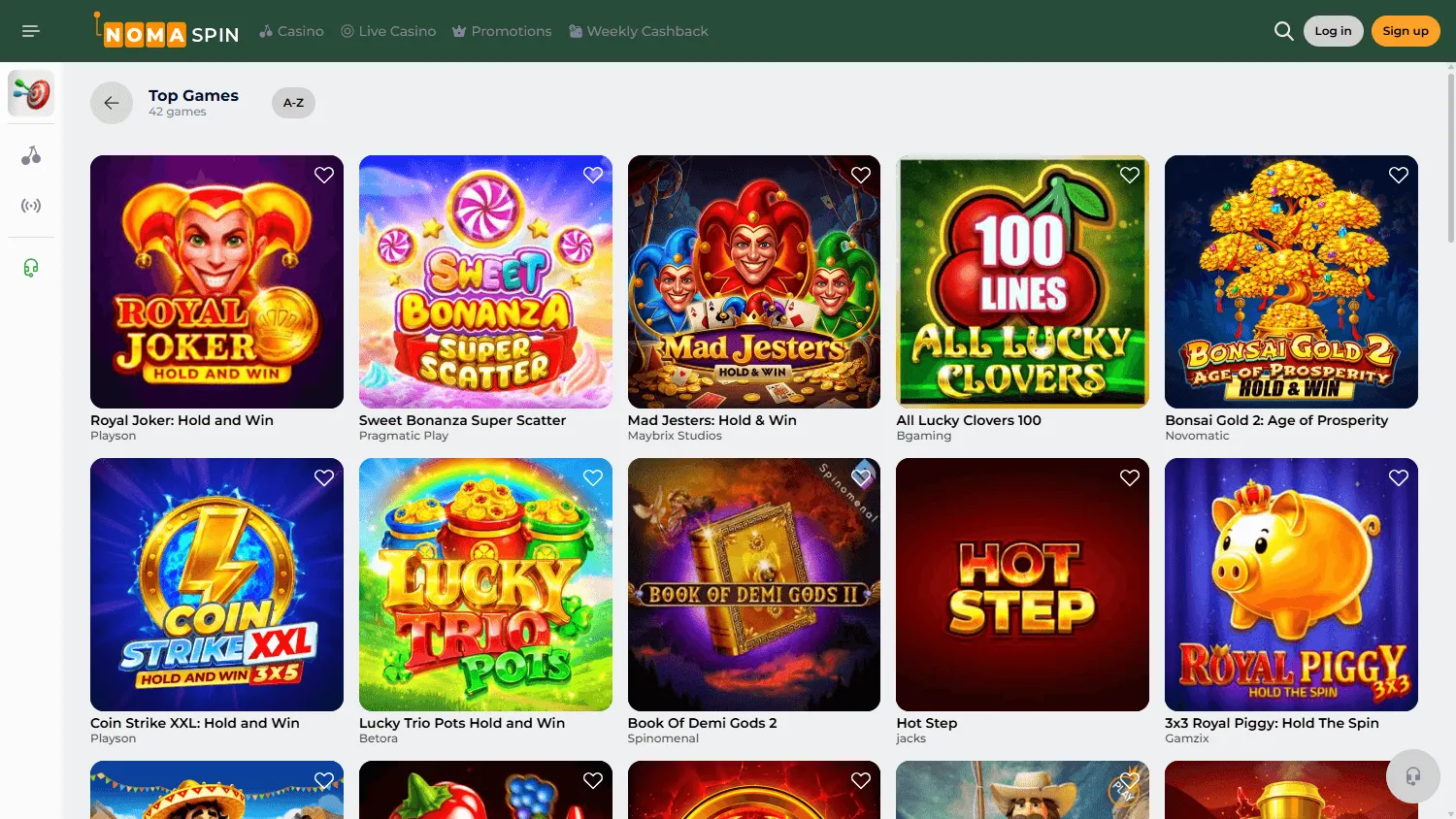 Nomaspin Casino voor Nederlandse Spelers image 3